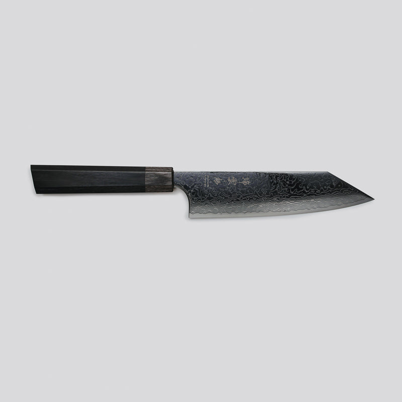 Zuiun Kiwami Santoku Damascus 180 mm