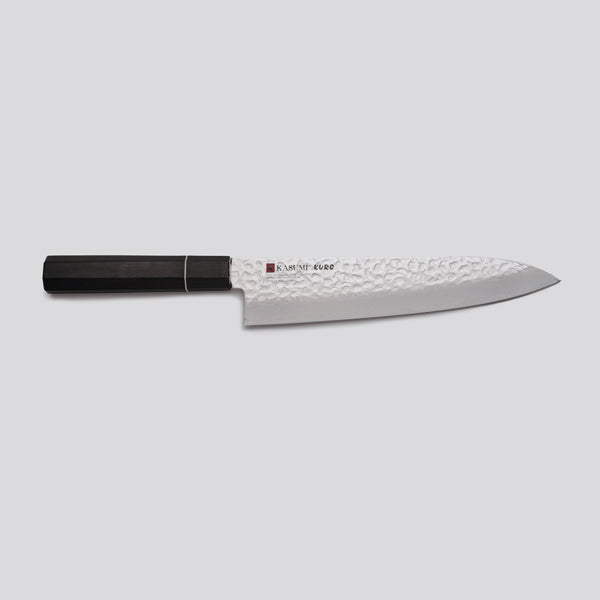 Kasumi Kuro GYUTO (CHEF`S) DAMASCUS 210 mm (black handle)