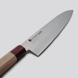 Kasumi Kuro GYUTO (CHEF`S) DAMASCUS 210 mm (nature, red handle)