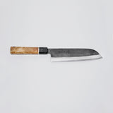 Yoshida Hamono HAP-40 SANTOKU BLACK 180 mm